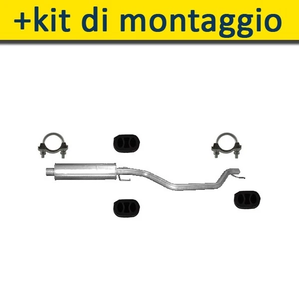 Silenziatore Marmitta Centrale+ per OPEL SIGNUM VECTRA C GTS 03- - Immagine 1 di 1
