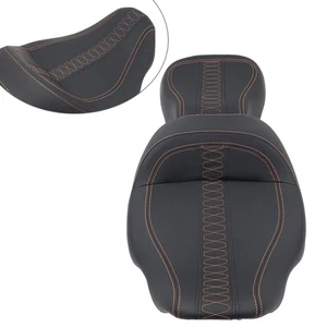 Orange Line Driver Passenger Seat For Harley Touring Street Road Glide 2023+ - Picture 1 of 11