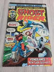 Marvel Comics Ghost Rider #15 Vengeance on the Ventura FreeWay 1975 - Picture 1 of 16