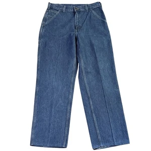 Pantalones de mezclilla de carpintero vintage de los 90 Y2K Carhartt para hombre 30x32 ropa de trabajo peto de colección - Imagen 1 de 15