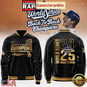 Chaqueta de béisbol LA Dodger 2025 Back to Back Series Champions - Imagen 1 de 2