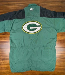 Chaqueta De Colección Starter Green Bay Packers NFL Bordada Logo GB Para Hombre Talla L - Imagen 1 de 15