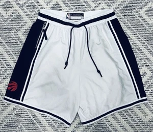 Nike NBA Toronto Raptors Game Used On-Court Warm-Up Shorts White - Picture 1 of 1