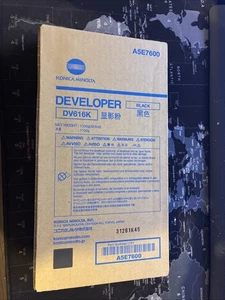 Konica Minolta DV616K A5E7600  Developer For Bizhub Press C1100 C1085 Genuine - Afbeelding 1 van 1