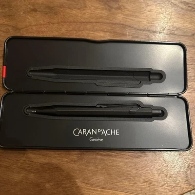 CARAN D'ACHE BLACK METAL PENCIL #625062 - Image 1 of 4