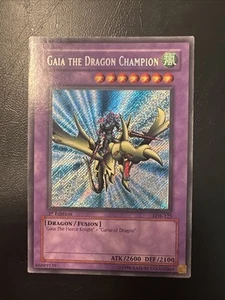 Yugioh Gaia the Dragon Champion LOB-125 1st Edition Secret Rare LP - Picture 1 of 15