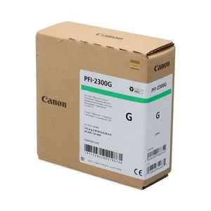 Original Canon PFI-2300G Green Ink Cartridge (5284C001AA) - Afbeelding 1 van 4
