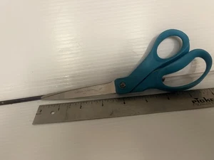 Scotch Precision Scissors Pointed 8" Length 3 1/8" Cut Gray/Red 1448 - Bild 1 von 3