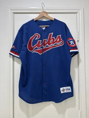 Vintage Chicago Cubs Jersey Mens Large MLB Baseball Sammy Sosa 21 Majestic 90s  - Image 1 of 4