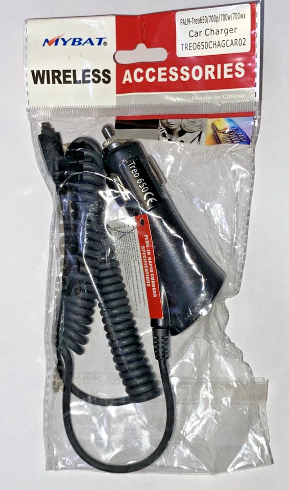 PALM-TREO/650/700P/700W/700WX 汽车充电器 全新 未开封包装 — 第 1/4 张图片