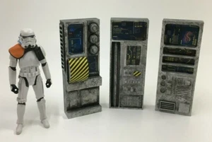 CUSTOM DIORAMA PARTS LOT 3 COMPUTERs for 3.75 inch figures STAR WARS GI JOE + - Picture 1 of 3