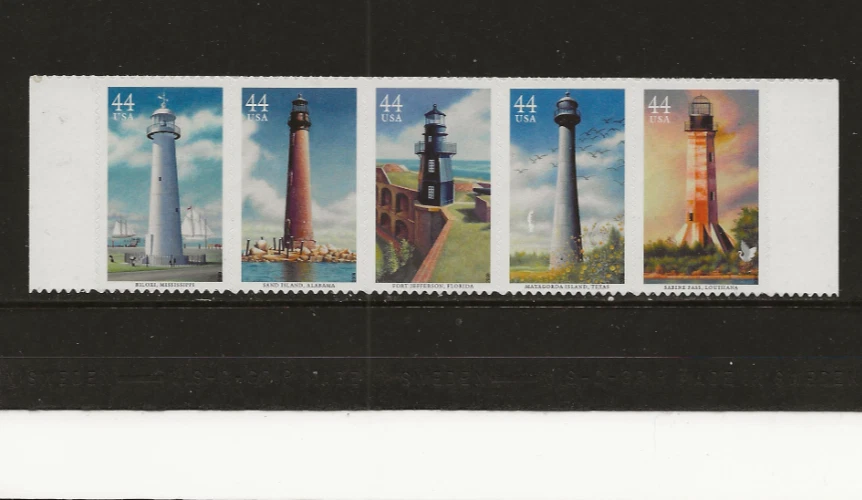 US Scott #4413a Strip of 5 Fine/Very Fine MNH Cat. Value $4.50             #744 - Image 1 of 1