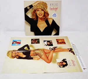VINTAGE 1989 80ER PWL KYLIE MINOGUE ENJOY YOURSELF LP VINYL SCHALLPLATTE + POSTER SELTEN - Bild 1 von 12