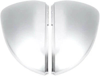 Par de espejos retrovisores laterales cromados satinados para Volkswagen Golf 2015-2021 para GTI, GTD, E-Golf Foto 1 de 4