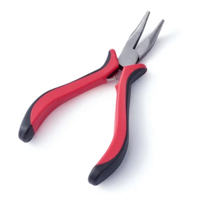 1Pc Bent Nose Pliers Polishing Gunmetal Jewelry Pliers Jewelry Tools 130mm  - Image 1 of 4