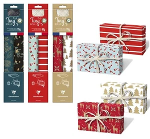 Clairfontaine - Tiny Rolls Wrapping Paper - 5m x 0.35m - Christmas Set of 2 Pack - Bild 1 von 24