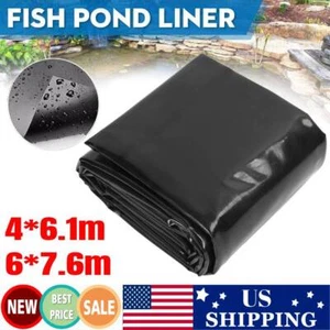 200gsm Fish Pond Liners Liner Garden Pool HDPE Membrane Reinforced Landscaping - Picture 1 of 23