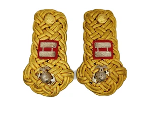 Segunda Guerra Mundial Segunda Guerra Mundial USMC Marine Corps EGA EG&A 1921-1948 Oficial Desorden Conjunto de nudos de hombro - Imagen 1 de 11