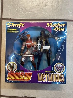 Figuras de acción McFarlane Toys Youngblood Shaft & Wetworks Mother-One 1995 selladas Foto 1 de 4