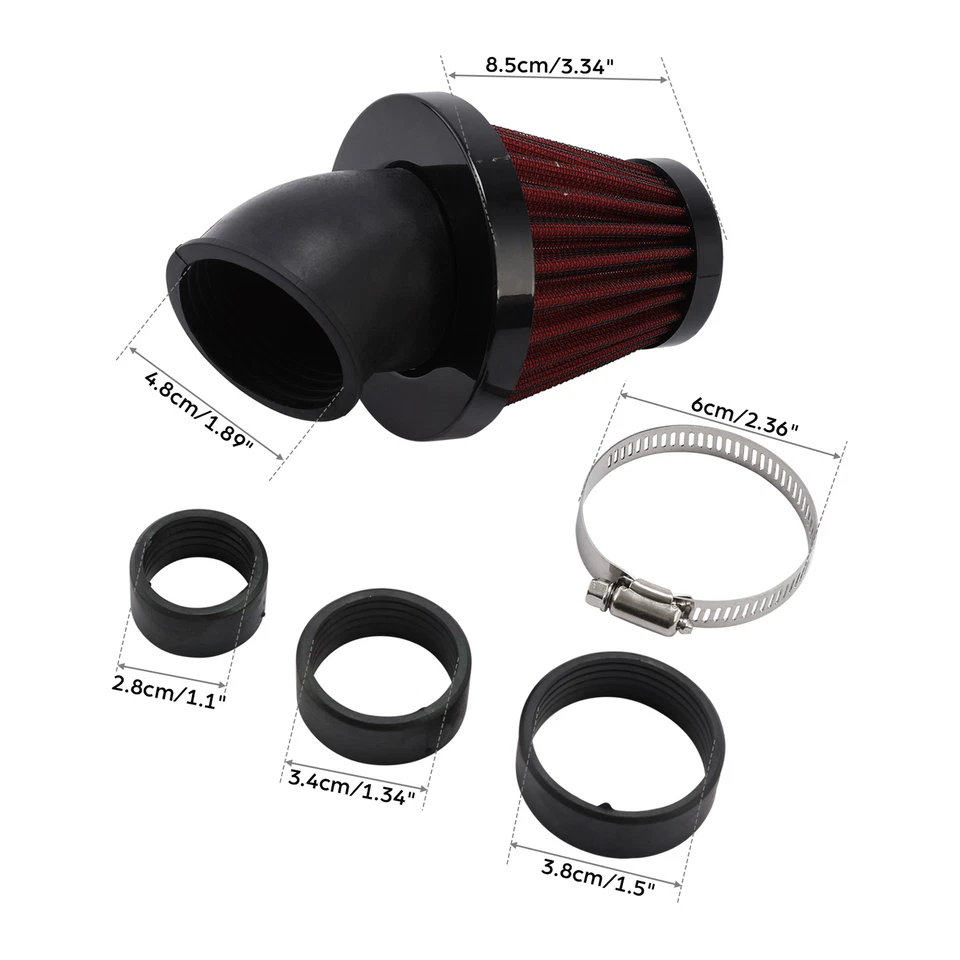 48mm Air Filter Fit For Yamaha DT250 DT250MX 1976-1978 XS250SE 1978-1981 - Изображение 1 из 4