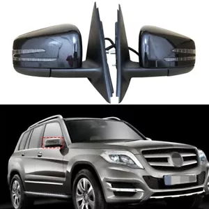 2Pcs GLK Side Door Rear Mirror Set for Mercedes Benz X204 GLK350 GLK200 GLK260 - Picture 1 of 7