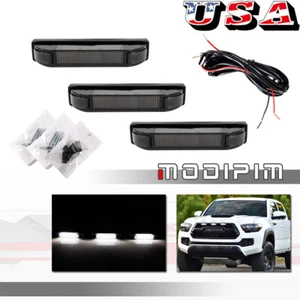 Smoked White Front DRL Grill Light Lamp Kit For 2014-2021 Tundra w/TRD Pro Grill - Bild 1 von 11