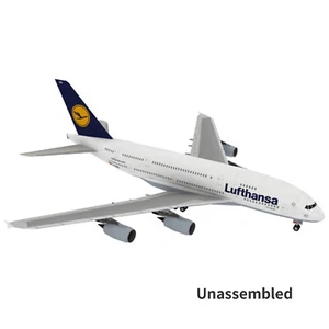 DIY 1:100 A380 German Lufthansa Civil Airliner Paper Model Aircraft Plane Craft - Picture 1 of 8