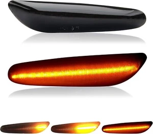 2x BMW LED White Side Marker Lights Turn Signal E82 E88 E60-61 E90-93 Z2 - Picture 1 of 7