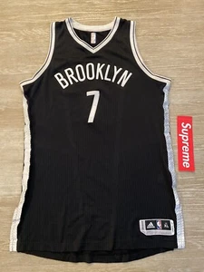 NBA Jersey Jeremy Lin Jersey Adidas Authentic Rev30 Brooklyn Nets Jersey Used - Picture 1 of 18