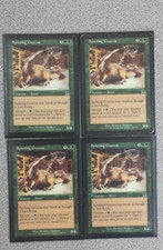 MAGIC THE GATHERING SPITTING GOURNA  4XPLAYSET - ONSLAUGHT - COMMON - LP - MTG