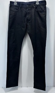 DIESEL TEPPHAR SLIM CARROT Jeans 32x32 Button Fly Waxed Blue 084JV Stretch - Picture 1 of 11