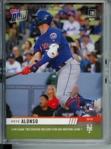 2019 Topps Now PETE ALONSO #299 RC Rookie MLB Record - Picture 1 of 1