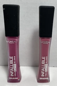 L'Oreal Infallible Pro Matte Lip Gloss 300 & 304 - Picture 1 of 3