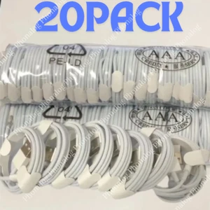 20Pack USB Charger Cable Cord For Apple iPhone 6 7 8 XS X XR 11 12 13 14 Pro Max - Picture 1 of 13