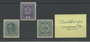 OCCUPAZIONI TRENTINO 1918 3H, 20H, 50H CAPOVOLTA * - Picture 1 of 1