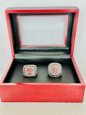 2 PCS Tennessee Volunteers Championship Ring W Box, Ship From US 2008/2015 Cover