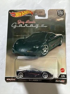 2022 Hot Wheels Car Culture Jay Leno's Garage McLAREN F1 #2/5 Black Real Riders - Bild 1 von 3