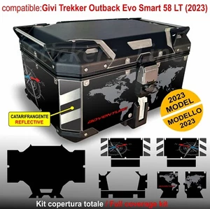 Adesivi per top case GIVI Trekker Outback Evo 58 LT 2023 BMW R1250 R1300 GS T2 - Foto 1 di 5