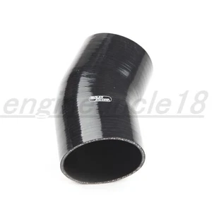 Tubo de manguera acoplador de silicona turbo de 30 grados ID de 4 capas 4 pulgadas negro US STOCK - Imagen 1 de 6