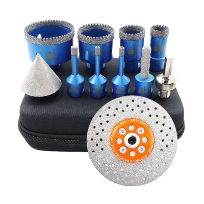 BRSCHNITT M14 Diamant Fliesenbohrer Set Bohrkronen Diascheibe Winkelschleifer Kreissägen