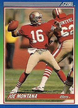 1990 Score Football #1-199 Pick Your Card - Image 1 of 2