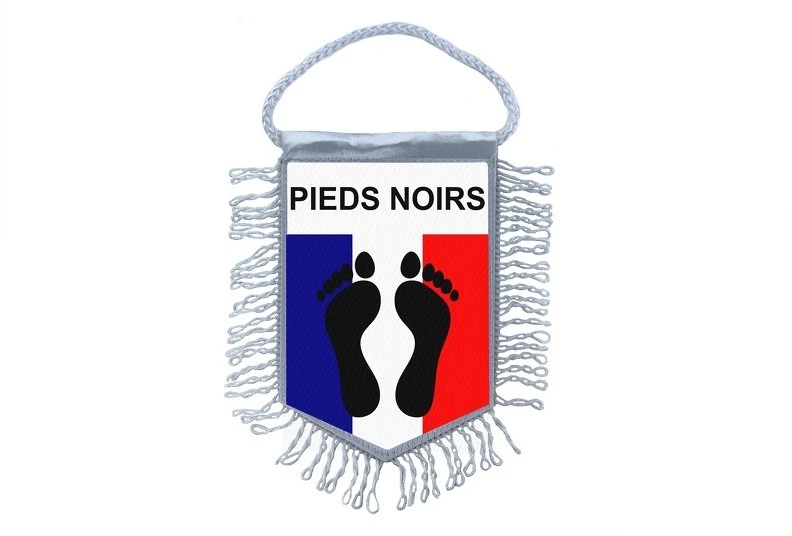 fanion mini drapeau pays voiture decoration france pieds noirs algerie francaise - Photo 1/1