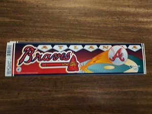 Atlanta Braves Bumper Sticker NEW!! 3 x 11 Inches ! Wincraft - Picture 1 of 1