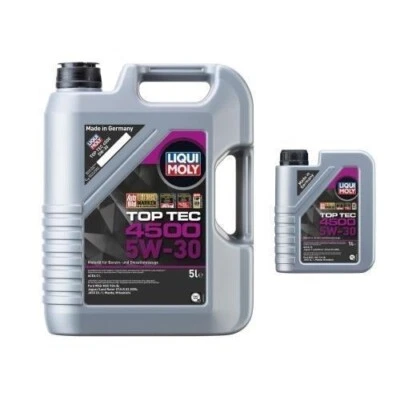 Olio motore LIQUI MOLY Top Tec 4500, 5W-30, 6 litri - cod. 3729 - ACEA C1 - Immagine 1 di 4