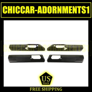 4PCS CARBON FIBER INNER DOOR HANDLE SHELL COVER TRIM FOR FORD BRONCO 2021+ 4DOOR - Picture 1 of 4