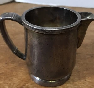 RARE CN Rail Maple Leaf INTERNATIONAL S Co Of CA Silver-Plate Creamer Vtg - Bild 1 von 10