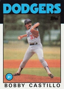 1986 Topps Baseball Bobby Castillo Los Angeles Dodgers #252 - A - Picture 1 of 2