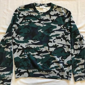 SANDRO PARIS HERREN PULLOVER SWEATSHIRT CAMOUFLAGE DESIGN GR XL EU - Bild 1 von 11
