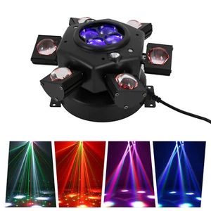Luz de escenario con cabezal móvil láser 150 W RGBW LED Spot DMX DJ Disco Fiesta Efecto de luz - Imagen 1 de 17
