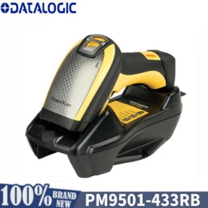 New Datalogic PowerScan PM9501-433RB 2D Wireless Barcode Scanner  with USB Cable - Picture 1 of 5